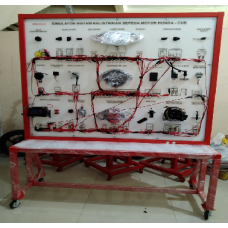 SIMULATOR CARA KERJA SISTEM KELISTRIKAN TOTAL (SISTEM PENGISIAN, PENGAPIAN, DAN BEBAN) (REVO 110 / SUPRA X 125 KARBU)